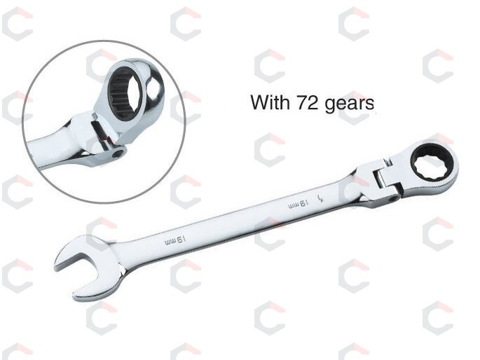 Raktas su terkšle vartoma galvute | 11 mm (SJW6111) Raktas su terkšle vartoma galvute | 11 mm (SJW6111)