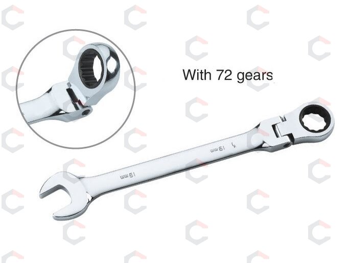 Raktas su terkšle vartoma galvute | 13 mm (SJW6113) Raktas su terkšle vartoma galvute | 13 mm (SJW6113)