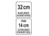 Rankinis trinkelių skaldytuvas YATO | 320 mm peilis | iki 140 mm (YT-90500) 13 Rankinis trinkelių skaldytuvas YATO | 320 mm peilis | iki 140 mm (YT-90500) 13
