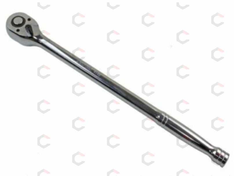 Rankena galvutėms terkšlinė ilga | 380 mm | 12.5 mm (1/2") (KR128038) 2