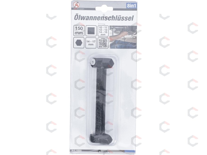 Raktas alyvai išleisti | 8 dydžiai | kvadratas, šešiakampis | 10-17 mm (1000) 1 Raktas alyvai išleisti | 8 dydžiai | kvadratas, šešiakampis | 10-17 mm (1000) 1