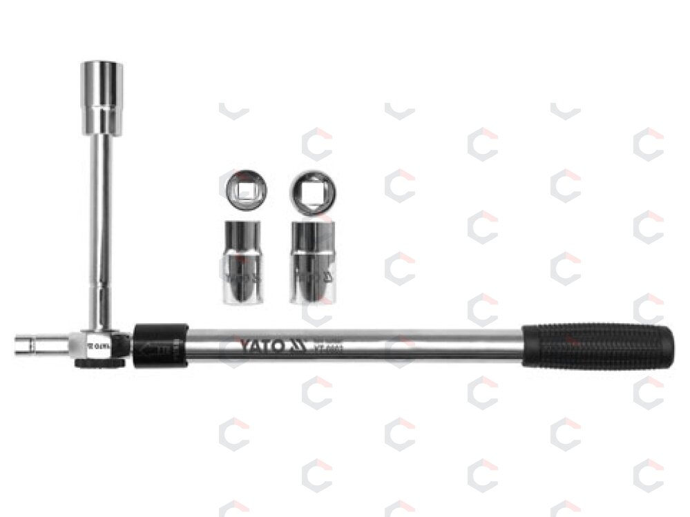 Raktas ratams ištraukiamas terkšlinis 1/2" | 17x19x21x23 mm (YT-0803) Raktas ratams ištraukiamas terkšlinis 1/2" | 17x19x21x23 mm (YT-0803)