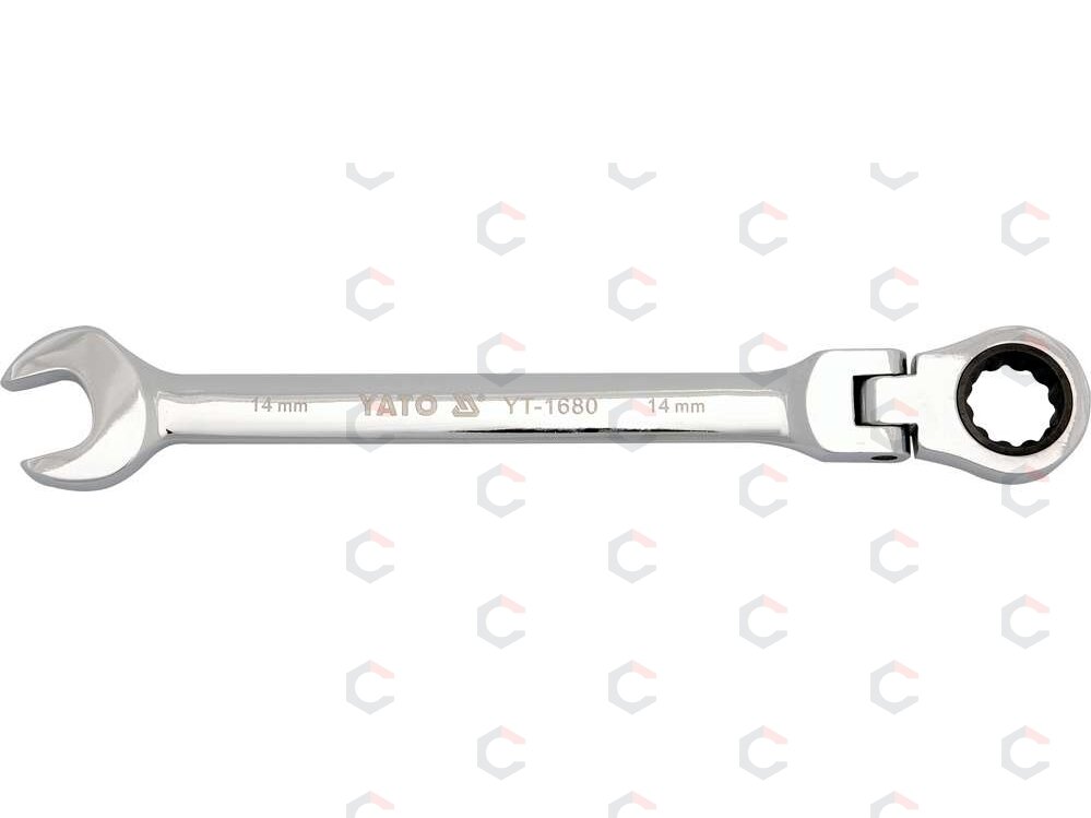 Raktas su terkšle vartoma galvute | 23 mm (YT-1689) Raktas su terkšle vartoma galvute | 23 mm (YT-1689)