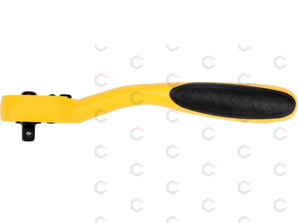 Rankena galvutėms terkšlinė | smulkūs dantukai | 6.3 mm (1/4") (53575) 3 Rankena galvutėms terkšlinė | smulkūs dantukai | 6.3 mm (1/4") (53575) 3