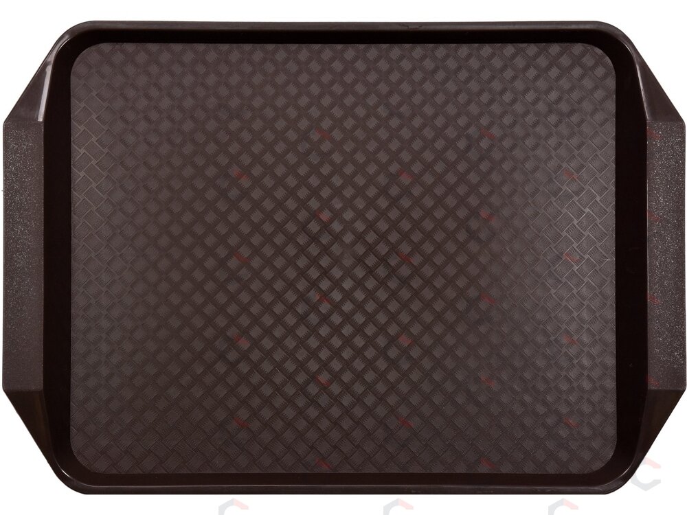 Padavėjo padėklas | stačiakampis | polipropilenas (PP) | neslystantis paviršius | 430 × 300 mm | rudas (YG-02105) 1