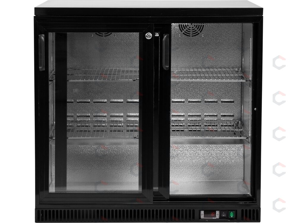 Šaldymo vitrina gėrimams | 2 stumdomų durų | 227 l (YG-05356) 2 Šaldymo vitrina gėrimams | 2 stumdomų durų | 227 l (YG-05356) 2