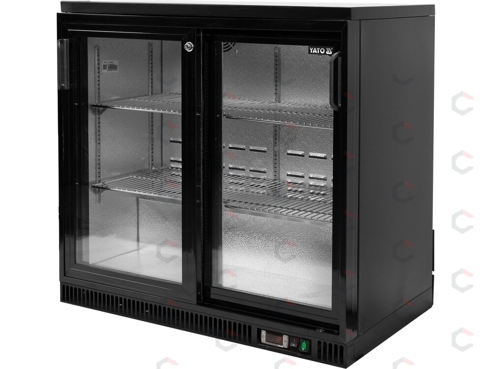 Šaldymo vitrina gėrimams | 2 stumdomų durų | 227 l (YG-05356) Šaldymo vitrina gėrimams | 2 stumdomų durų | 227 l (YG-05356)