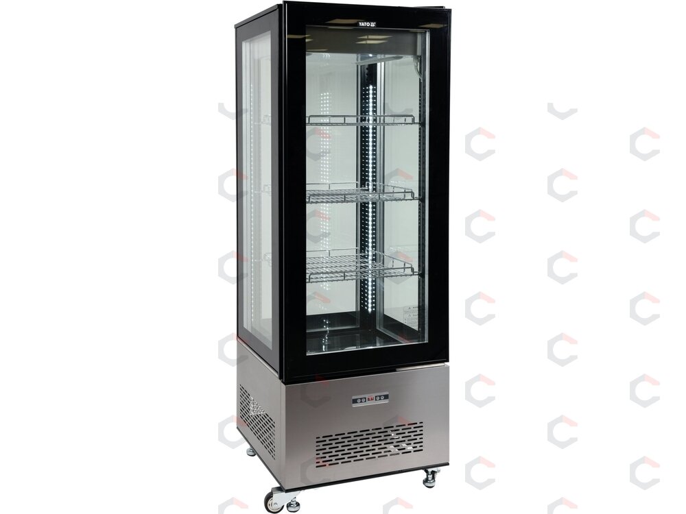 Šaldymo vitrina | 400 l | juoda (YG-05068) 3 Šaldymo vitrina | 400 l | juoda (YG-05068) 3