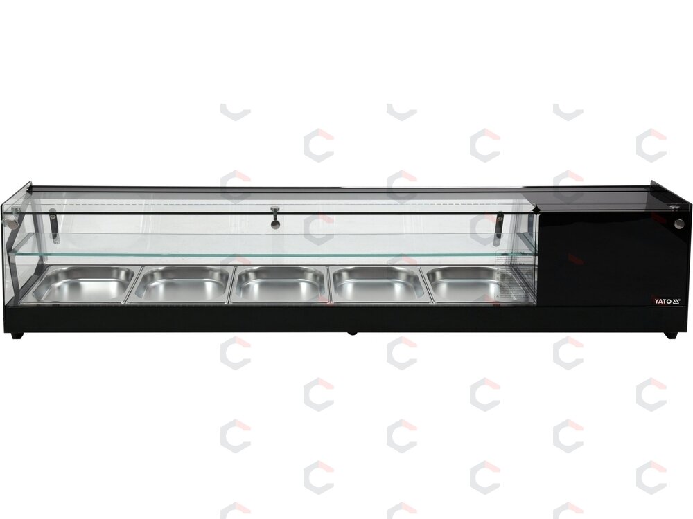 Šaldymo vitrina 5×GN 1/2 | 175,5 × 39,5 × 37,5 cm (YG-05007) 1
