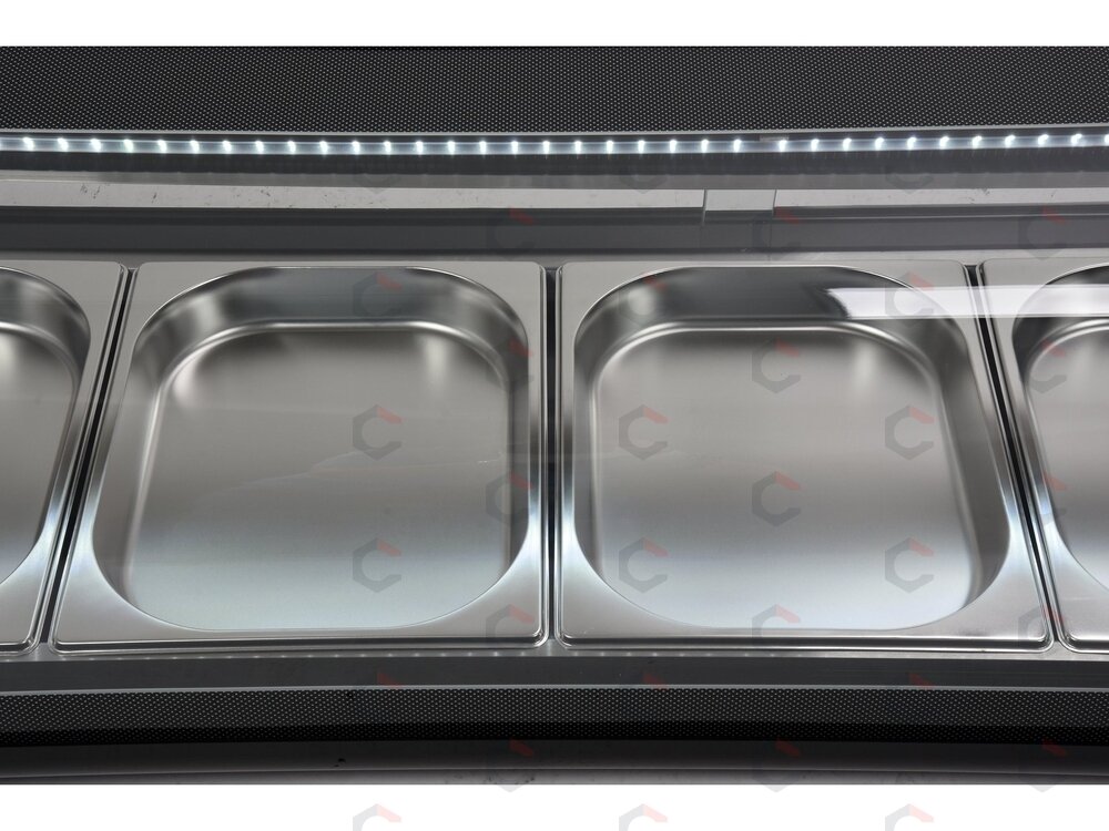 Šaldymo vitrina 5×GN 1/2 | 180 × 42,6 × 29,6 cm (YG-05005) 5