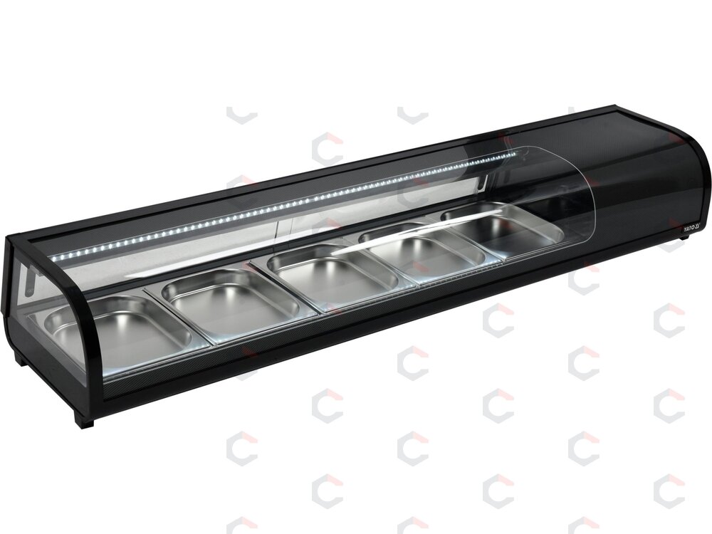 Šaldymo vitrina 5×GN 1/2 | 180 × 42,6 × 29,6 cm (YG-05005) Šaldymo vitrina 5×GN 1/2 | 180 × 42,6 × 29,6 cm (YG-05005)