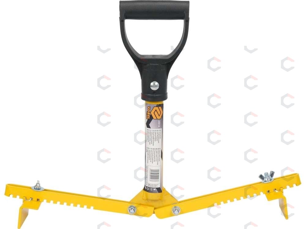Reguliuojamas plytelių kėlimo griebtuvas | aukštas vienarankis | 35 kg (35014) 2