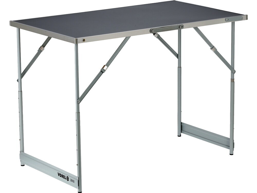 Reguliuojamo aukščio daugiafunkcių stalų rinkinys 1000 × 600 mm, 35 kg vienam stalui, 3 vnt. VOREL (29430) 3 Reguliuojamo aukščio daugiafunkcių stalų rinkinys 1000 × 600 mm, 35 kg vienam stalui, 3 vnt. VOREL (29430) 3