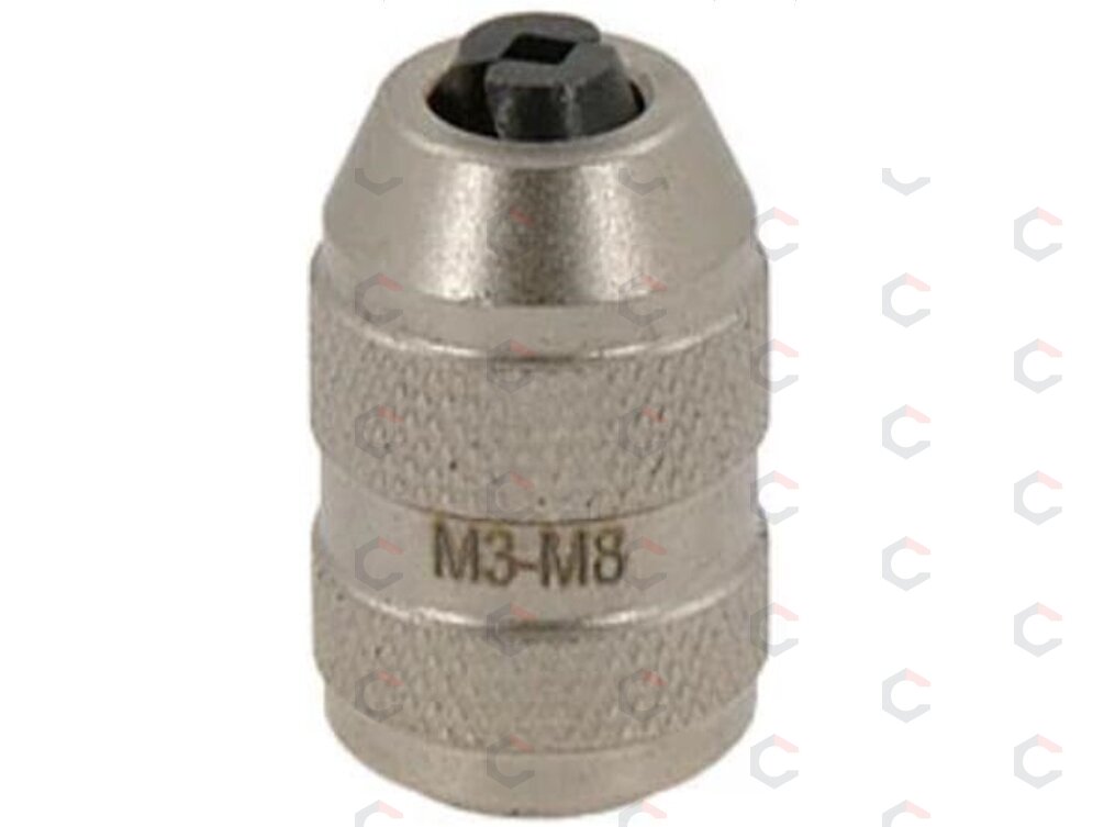 Reguliuojamas sriegiklio griebtuvas laikiklis | 1/4" pavara | M3–M8 (SK6582) 2 Reguliuojamas sriegiklio griebtuvas laikiklis | 1/4" pavara | M3–M8 (SK6582) 2
