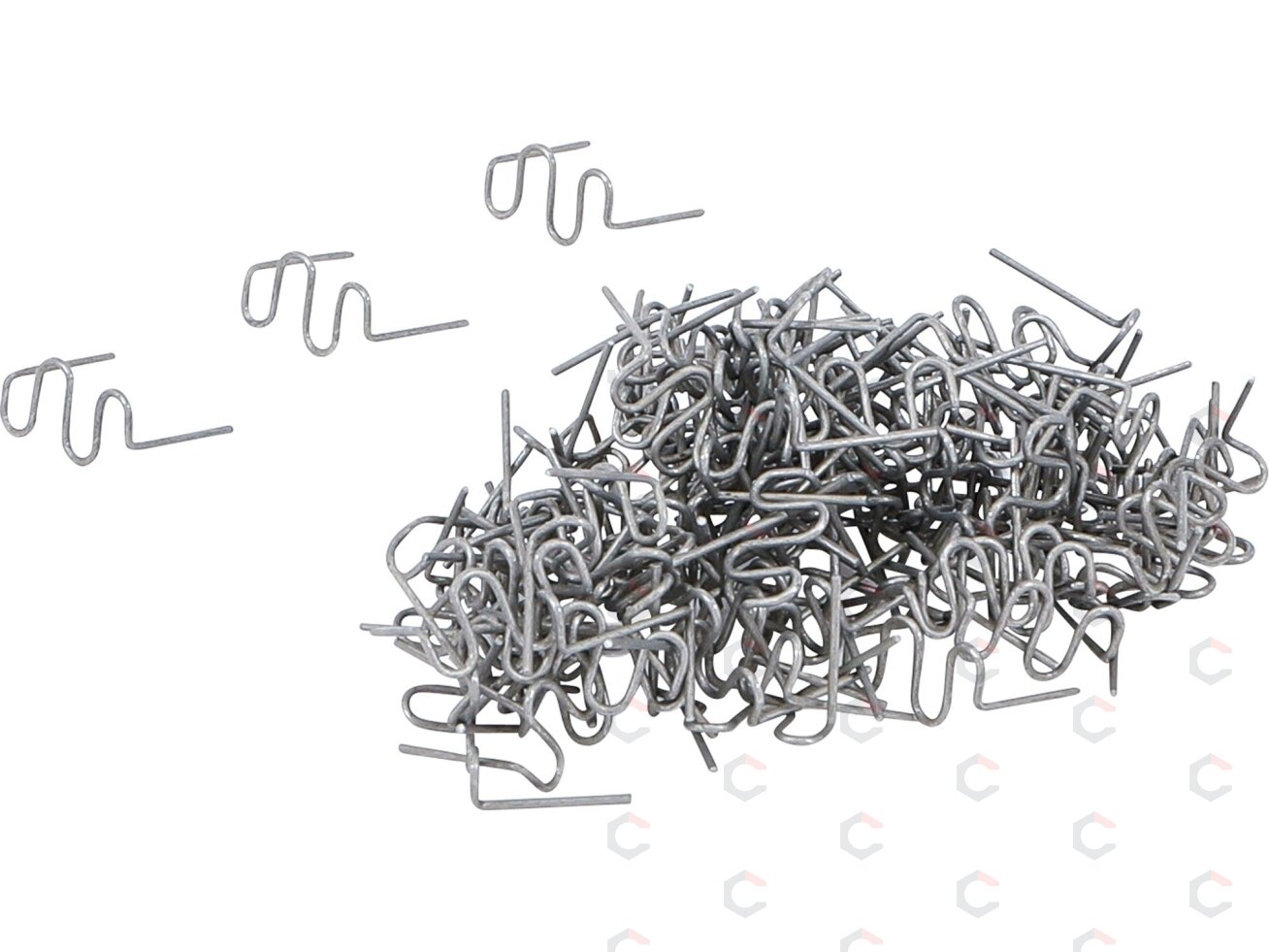 Remonto segtukų rinkinys | Bangos forma | 0,8 mm | 100 vnt. (73353B) 1 Remonto segtukų rinkinys | Bangos forma | 0,8 mm | 100 vnt. (73353B) 1
