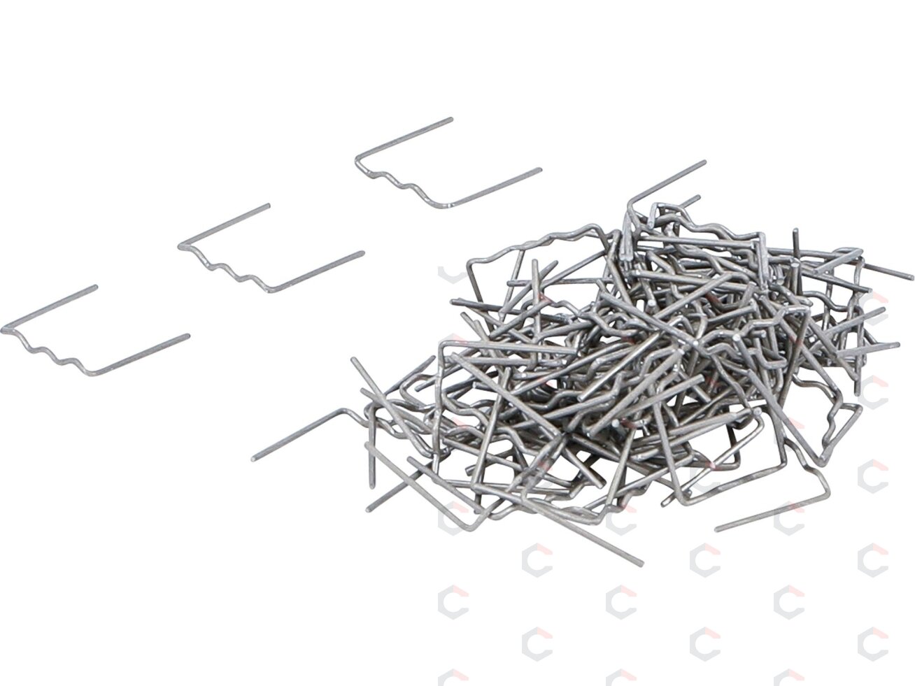 Remonto segtukų rinkinys | plokšti | 0,8 mm | 100 vnt. (73351B) 1 Remonto segtukų rinkinys | plokšti | 0,8 mm | 100 vnt. (73351B) 1