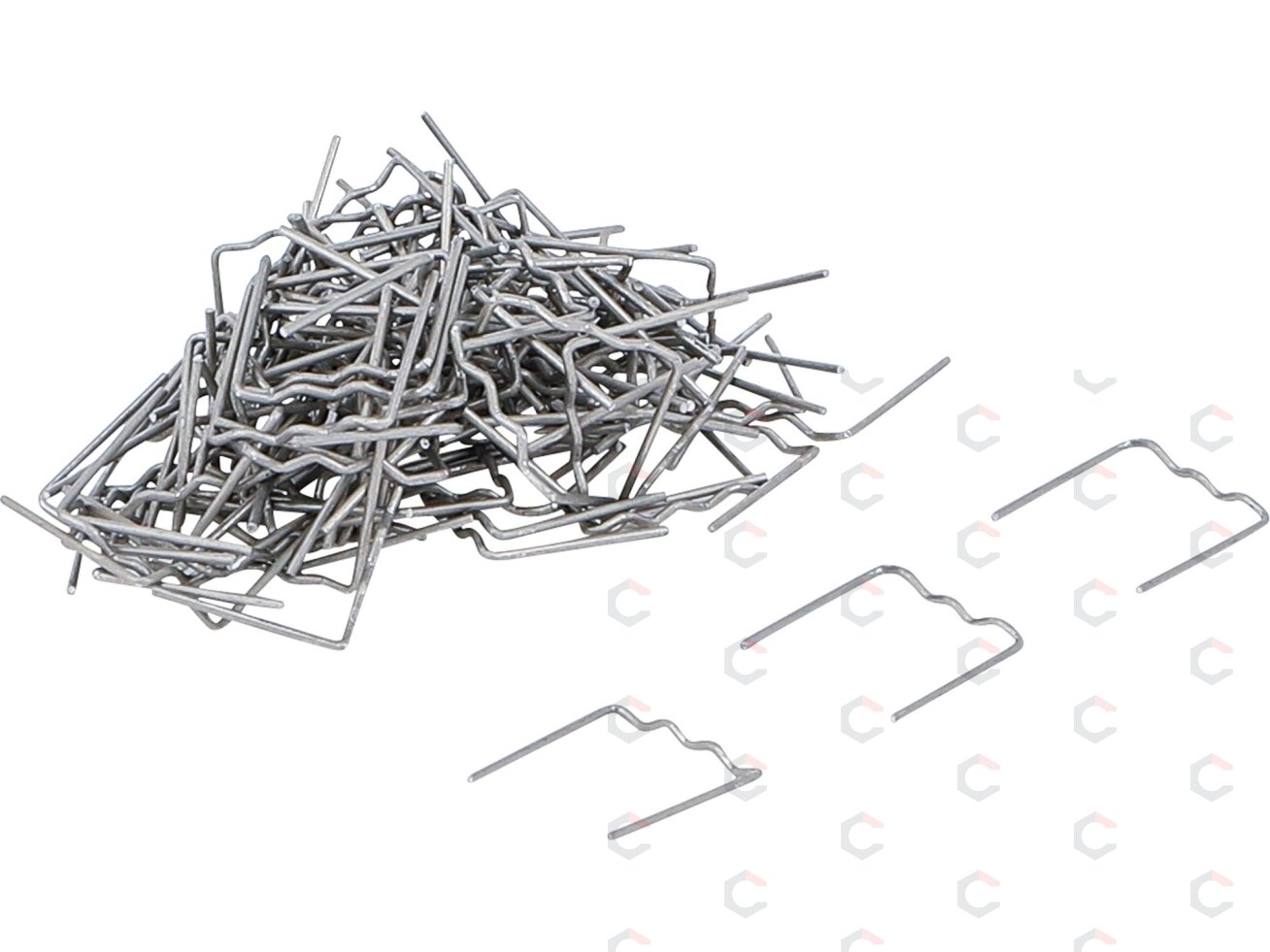 Remonto segtukų rinkinys | plokšti | 0,8 mm | 100 vnt. (73351B) Remonto segtukų rinkinys | plokšti | 0,8 mm | 100 vnt. (73351B)