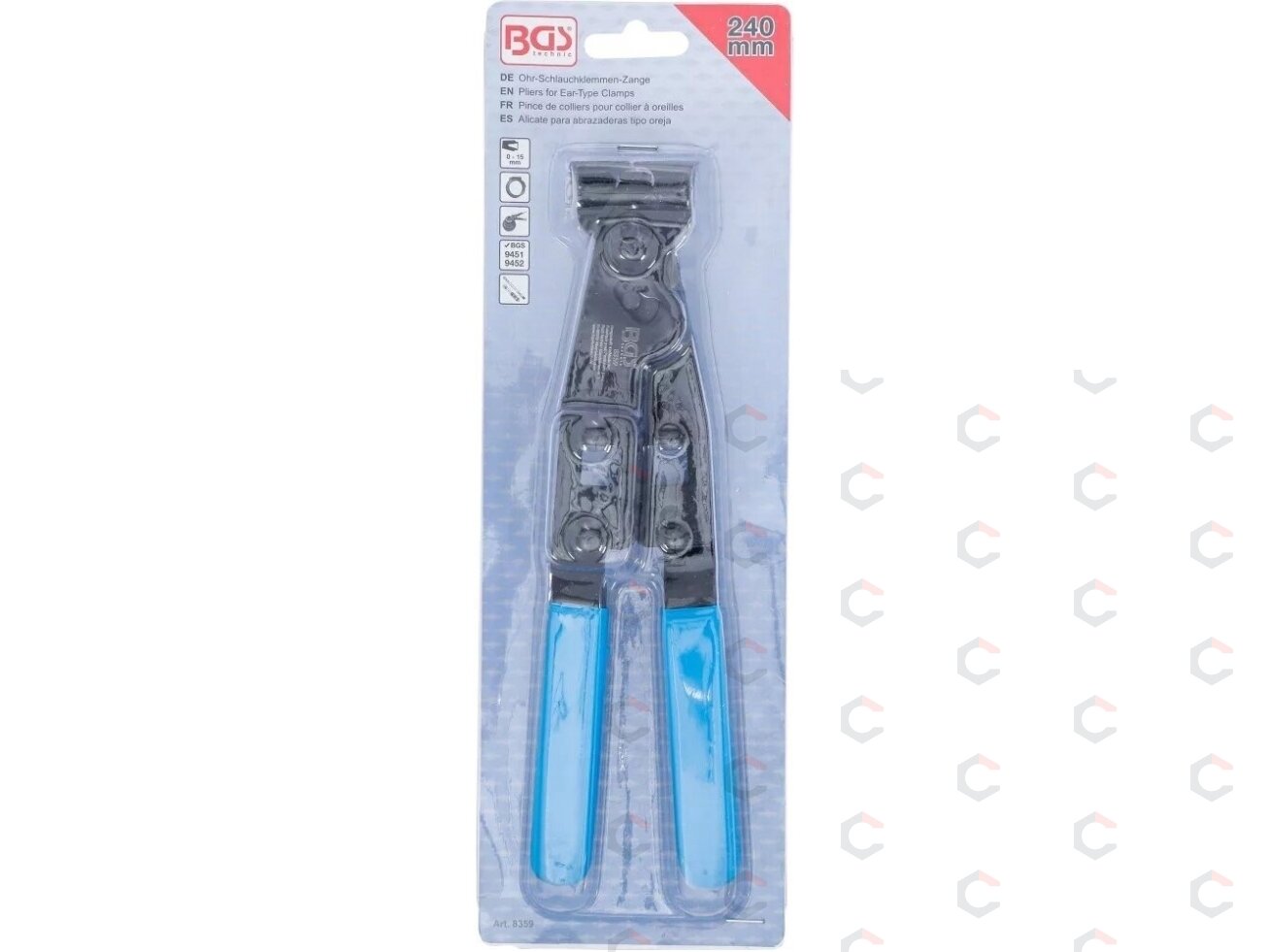 Replės auselės tipo sąvažoms | 240 mm (8359) 3 Replės auselės tipo sąvažoms | 240 mm (8359) 3