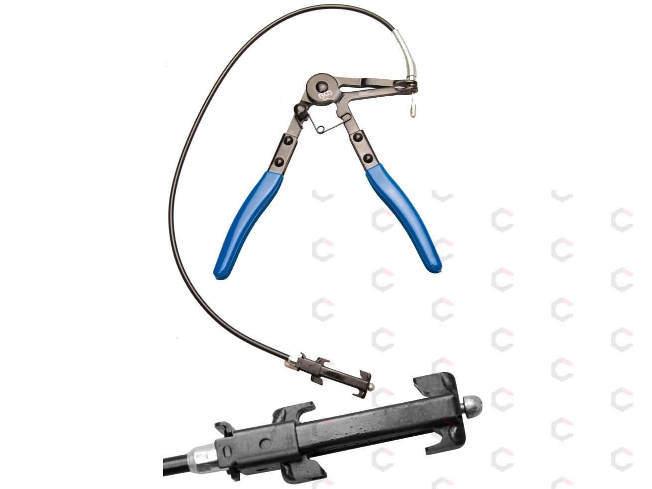 Replės aušinimo žarnų sąvaržoms – CLIC-R nuėmimui su Bowden trosu – 630 mm (8752) Replės aušinimo žarnų sąvaržoms – CLIC-R nuėmimui su Bowden trosu – 630 mm (8752)