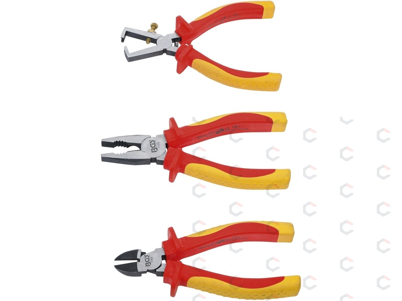 VDE replių rinkinys | 3 vnt. (7158) 2 VDE replių rinkinys | 3 vnt. (7158) 2