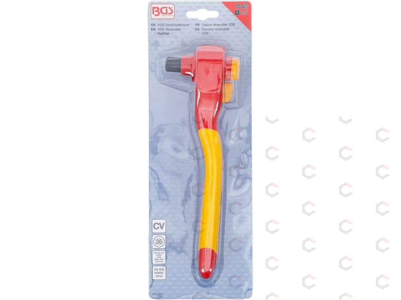 Reversinė terkšlė VDE | 12.5 mm (1/2") | 1000 V (626) 5 Reversinė terkšlė VDE | 12.5 mm (1/2") | 1000 V (626) 5