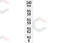 Replės anteniniams konektoriams | rg6-rg62 (YT-2298) 2 Replės anteniniams konektoriams | rg6-rg62 (YT-2298) 2