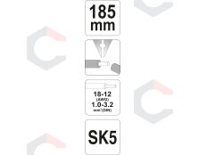 Replės laidų nužievinimui | 1,0-3,2 mm2 (YT-2316) 2 Replės laidų nužievinimui | 1,0-3,2 mm2 (YT-2316) 2