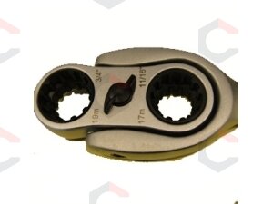 Daugiafunkcinis reversinis terkšlinis raktas, metriniai/coliniai 48-viename, 8-19 mm ir 5/16"-3/4" (RD0701) 2 Daugiafunkcinis reversinis terkšlinis raktas, metriniai/coliniai 48-viename, 8-19 mm ir 5/16"-3/4" (RD0701) 2