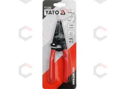 Replės laidams | 160 mm | 0,25-1,3 mm (YT-2266) 1 Replės laidams | 160 mm | 0,25-1,3 mm (YT-2266) 1