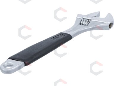 Reguliuojamas veržliaraktis | gumuota rankena | 300 mm | 39 mm (1443) Reguliuojamas veržliaraktis | gumuota rankena | 300 mm | 39 mm (1443)
