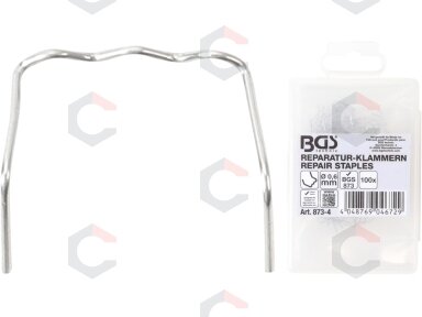 Remonto kabės | L tipas | Ø 0,6 mm | 100 vnt. (873-4) Remonto kabės | L tipas | Ø 0,6 mm | 100 vnt. (873-4)