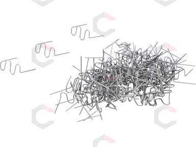 Remonto segtukų rinkinys | Bangos forma | 0,6 mm | 100 vnt. (73352B)