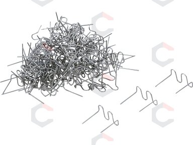 Remonto segtukų rinkinys | Bangos forma | 0,6 mm | 100 vnt. (73352B)