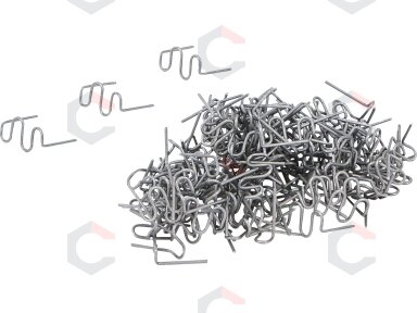 Remonto segtukų rinkinys | Bangos forma | 0,8 mm | 100 vnt. (73353B)
