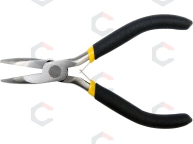 Replės precizinės lenktos 125 mm (42304)