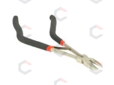 Replės šoninio kirpimo lenktomis rankenomis Cr-V, 300 mm (RH0405)