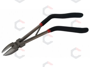 Replės šoninio kirpimo lenktomis rankenomis Cr-V, 300 mm (RH0405)