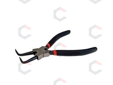 Replės žiedams spaudžiamos lenktos | 160 mm (EA1104) Replės žiedams spaudžiamos lenktos | 160 mm (EA1104)