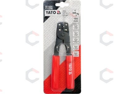 Replės 180 mm, 3 rūšių antgaliams (YT-2255) 2 Replės 180 mm, 3 rūšių antgaliams (YT-2255) 2