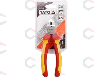 Replės aukštos įtampos laidams šoninio kirpimo 160mm, VDE 1000V (YT-21158) 1 Replės aukštos įtampos laidams šoninio kirpimo 160mm, VDE 1000V (YT-21158) 1