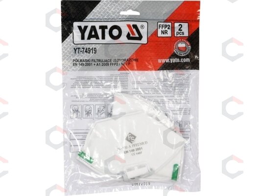 Respiratoriai FFP2 2vnt. (YT-74919) 1 Respiratoriai FFP2 2vnt. (YT-74919) 1