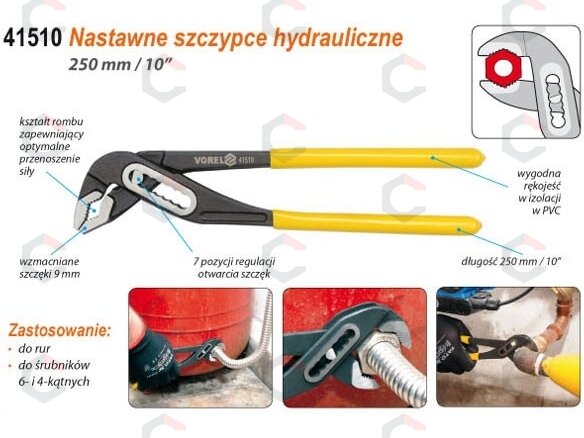 Replės santechninės | 250 mm (41510) 3 Replės santechninės | 250 mm (41510) 3
