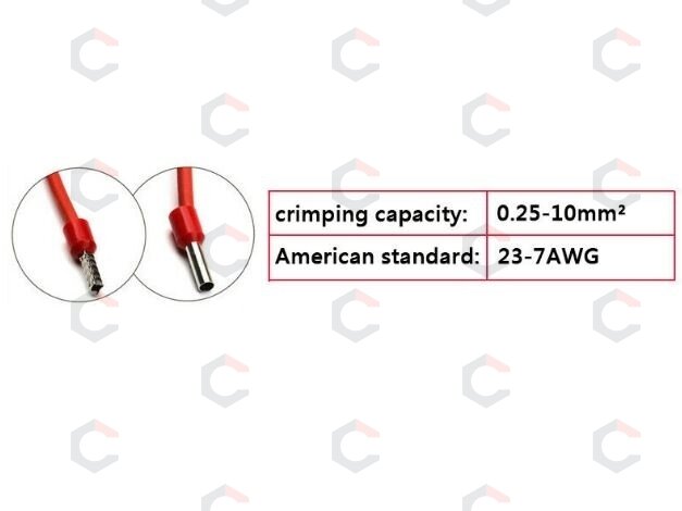 Replės jungčių užspaudimui | 0,25 iki 10 mm² (CT1030) 1 Replės jungčių užspaudimui | 0,25 iki 10 mm² (CT1030) 1