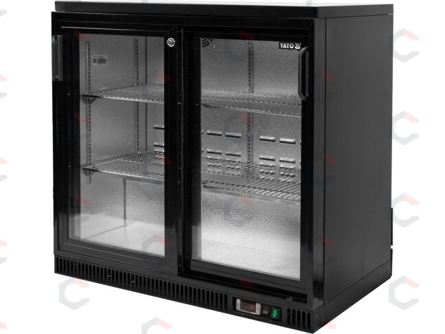 Šaldymo vitrina gėrimams | 2 stumdomų durų | 227 l (YG-05356) Šaldymo vitrina gėrimams | 2 stumdomų durų | 227 l (YG-05356)
