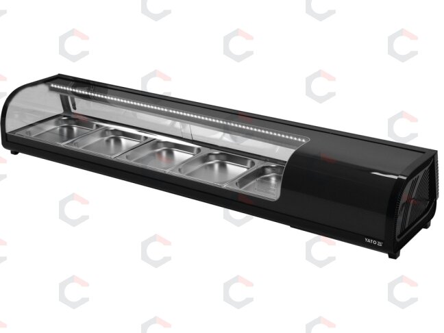 Šaldymo vitrina 5×GN 1/2 | 180 × 42,6 × 29,6 cm (YG-05005) 1 Šaldymo vitrina 5×GN 1/2 | 180 × 42,6 × 29,6 cm (YG-05005) 1