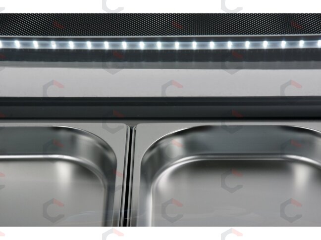 Šaldymo vitrina 5×GN 1/2 | 180 × 42,6 × 29,6 cm (YG-05005) 4