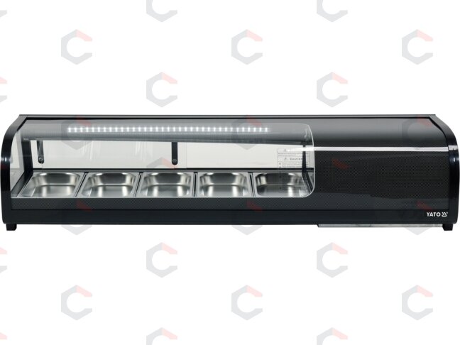 Šaldymo vitrina 5×GN 1/3 | 135 × 42,5 × 29,5 cm (YG-05001) 1