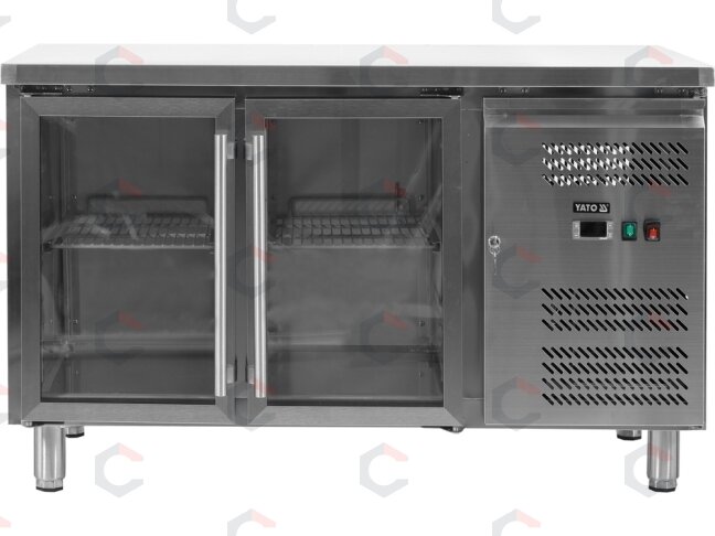 Šaldymo stalas | 2 stiklinių durų | 282 l (YG-05252) 1 Šaldymo stalas | 2 stiklinių durų | 282 l (YG-05252) 1