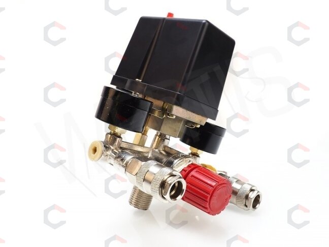Reguliatorius kompresoriui su slėgio jungikliu ir manometrais | 380V (SK10679) 5 Reguliatorius kompresoriui su slėgio jungikliu ir manometrais | 380V (SK10679) 5