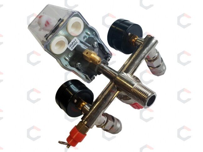 Reguliatorius kompresoriui su slėgio jungikliu ir manometrais | 380V (SK10679B) 4 Reguliatorius kompresoriui su slėgio jungikliu ir manometrais | 380V (SK10679B) 4